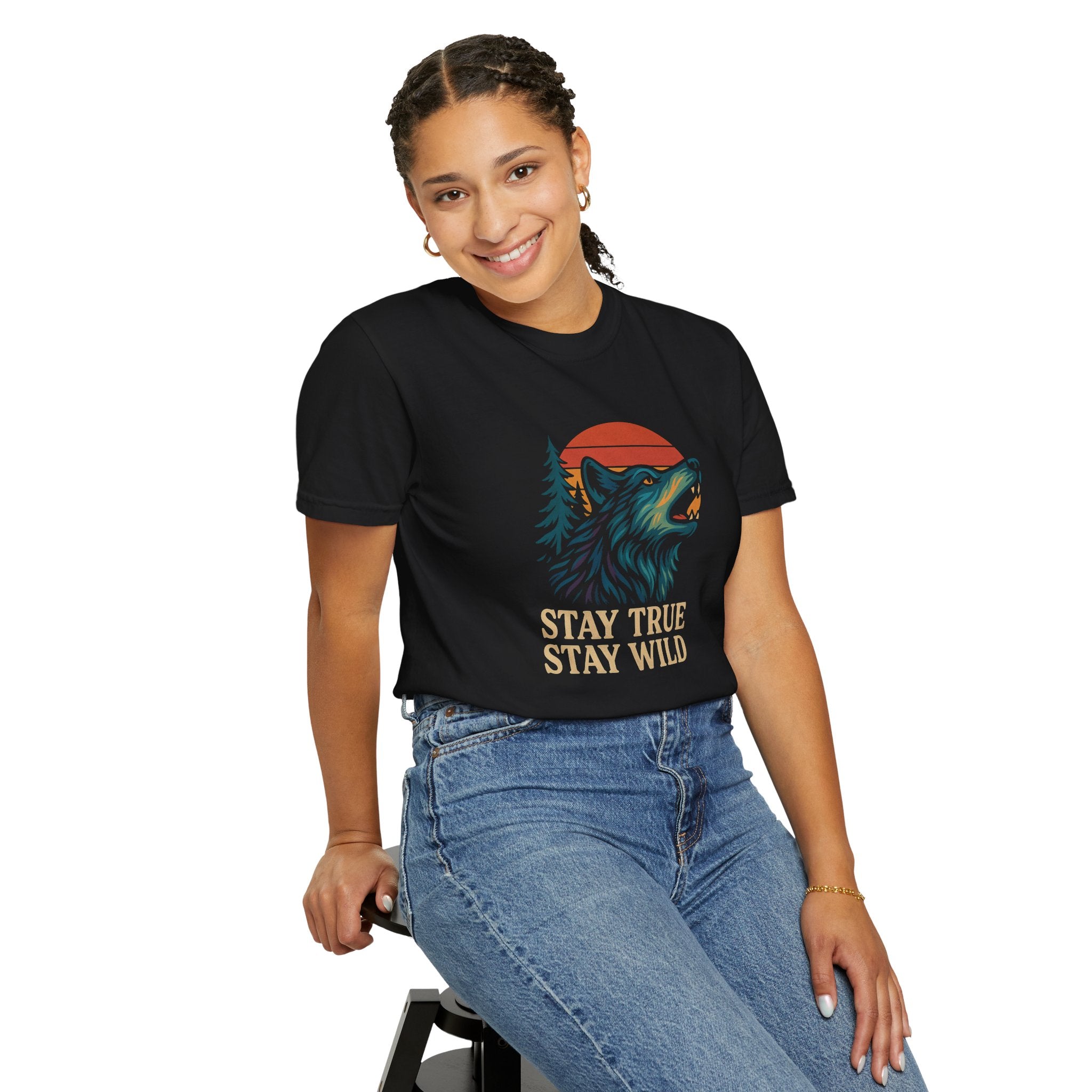 Stay True Stay Wild T-Shirt — Confident Statement Tee