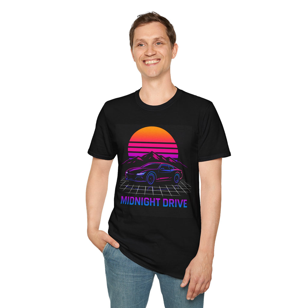 Midnight Drive T-Shirt — Casual Cool Retro Car Tee