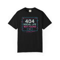 404 Social Life Not Found T-Shirt — Funny Pun Graphic Tee