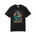 Stay Salty Beach T-Shirt — Funny Coastal Pun Tee for Beach Lovers